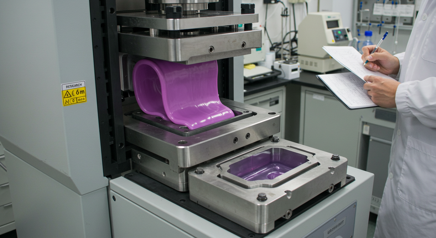 Research-Grade Silicone Compression Molding