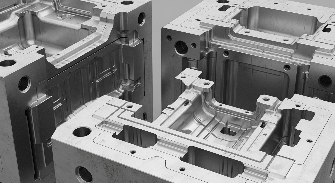 automotive alu zinc die casting mold