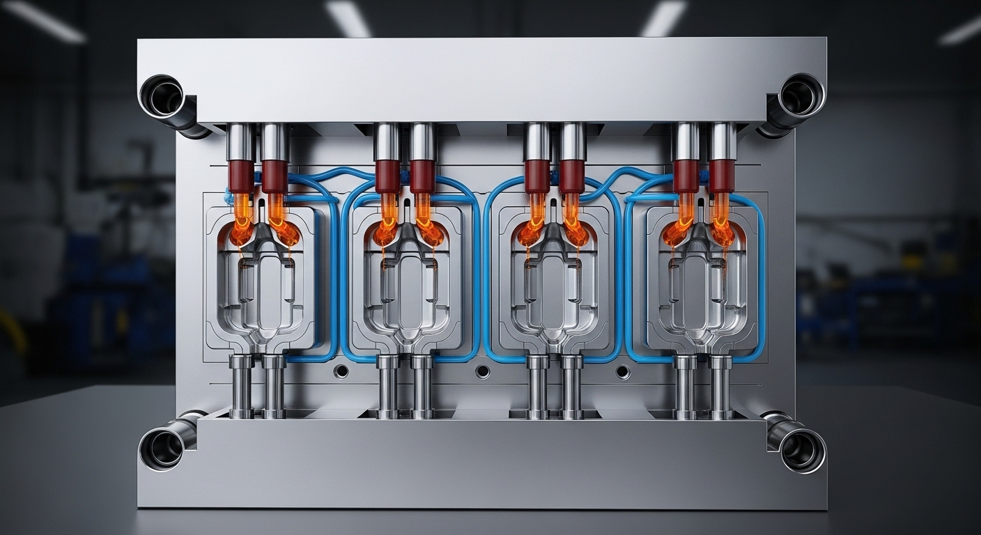 multi-cavity injection mould